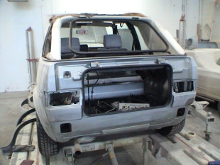 Silver Convertible VW Restoration