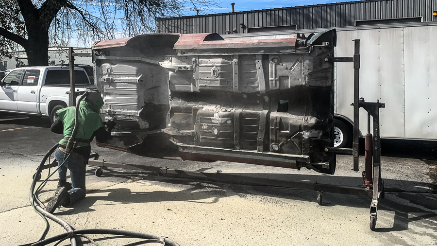 Blasting the 1972 Chevy Nova 