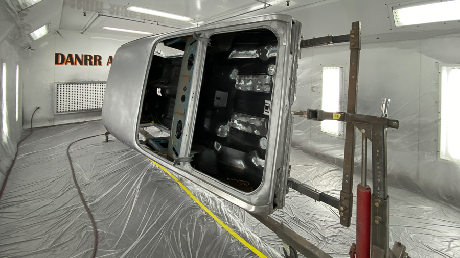 Prepping the 1972 Nova body 